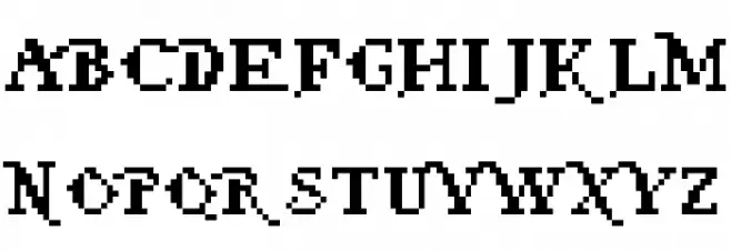 Pixel Pirate Regular Schriftart Groß