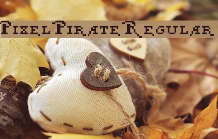 Pixel Pirate Regular Font examples
