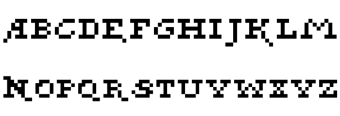 Pixel Pirate Regular Font LOWERCASE