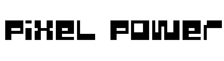 Pixel Power Font