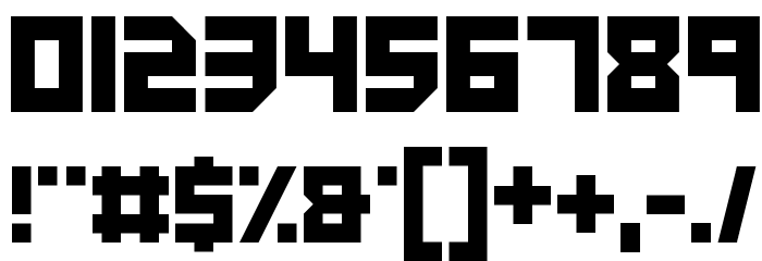 Pixel Powerline Font OTHER CHARS