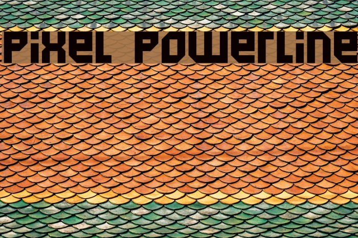 Pixel Powerline Font examples