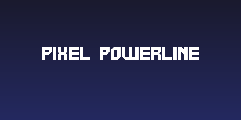 Pixel Powerline Social Header