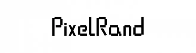 Pixel Rand  Frei Schriftart Herunterladen