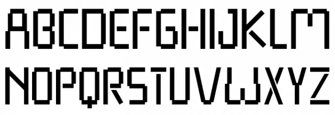 Pixel Rand フォント 大文字