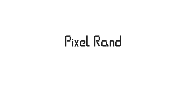 Pixel Rand Logo