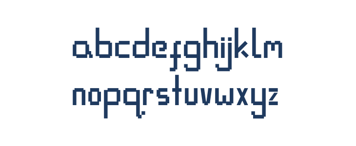 Pixel Rand Lowercase