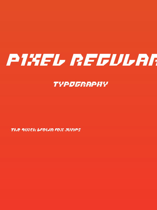 Pixel Regular Poster
