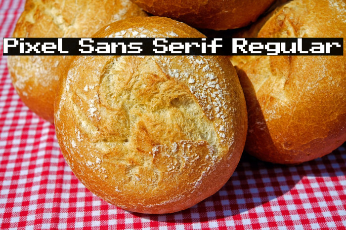 Pixel Sans Serif Regular Example 3