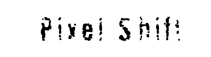 Pixel Shift  Fuentes Gratis Descargar
