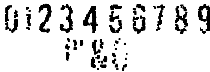 Pixel Shift Font OTHER CHARS