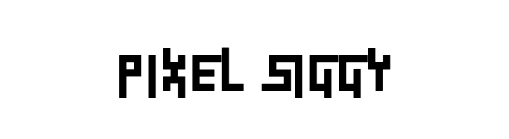 Pixel Siggy Fonte