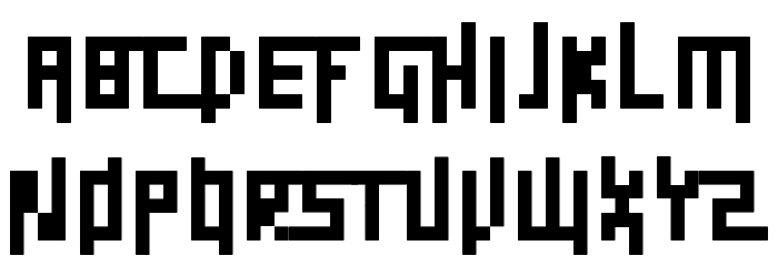 Pixel Siggy Font LOWERCASE