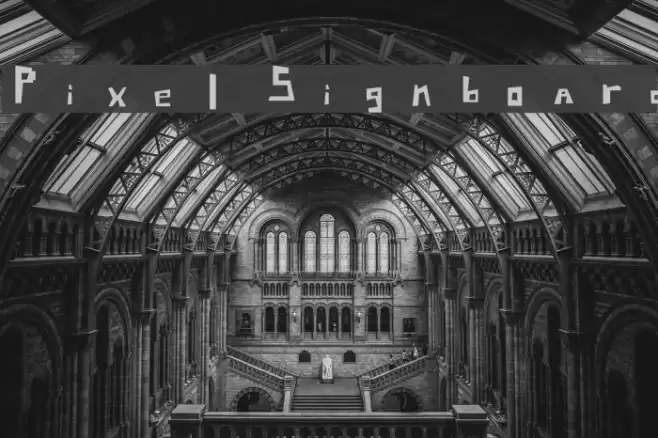 Pixel Signboard Font examples