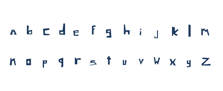 Pixel Signboard Lowercase