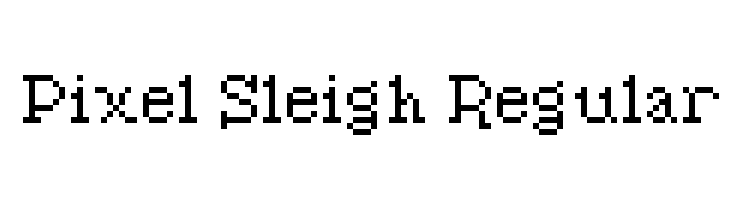 Pixel Sleigh Regular  Descarca Fonturi Gratis