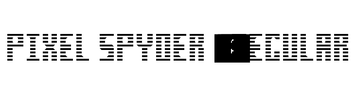 Pixel Spyder 2.0 Regular Font