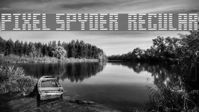 Pixel Spyder 2.0 Regular Font examples