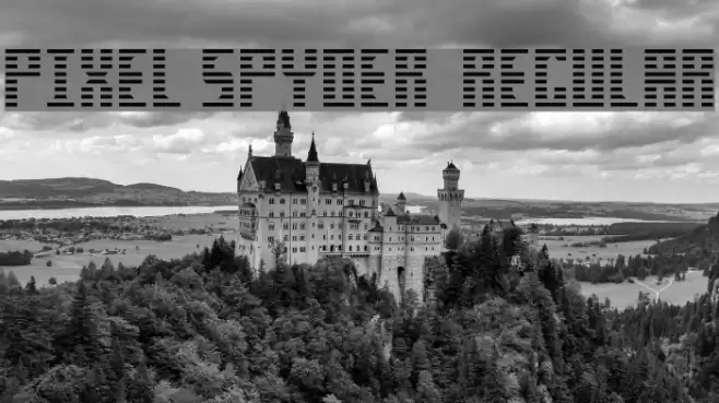 Pixel Spyder 2.0 Regular Font examples