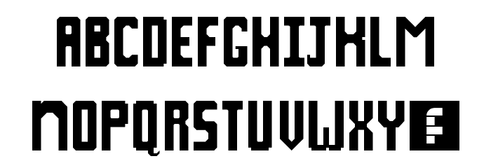 Pixel Spyder Regular Font LOWERCASE
