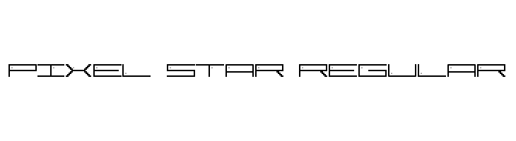 Pixel Star Regular  Frei Schriftart Herunterladen