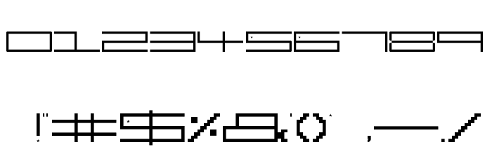 Pixel Star Regular Font OTHER CHARS