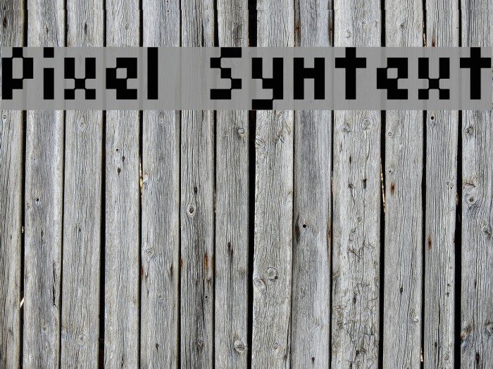 Pixel Symtext Font examples