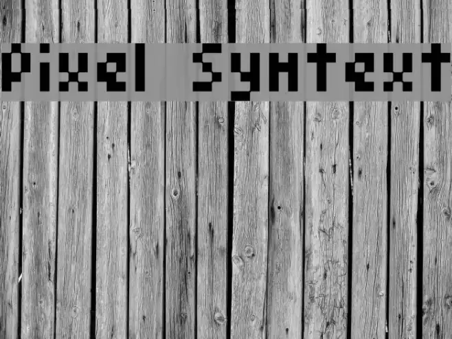 Pixel Symtext Font examples