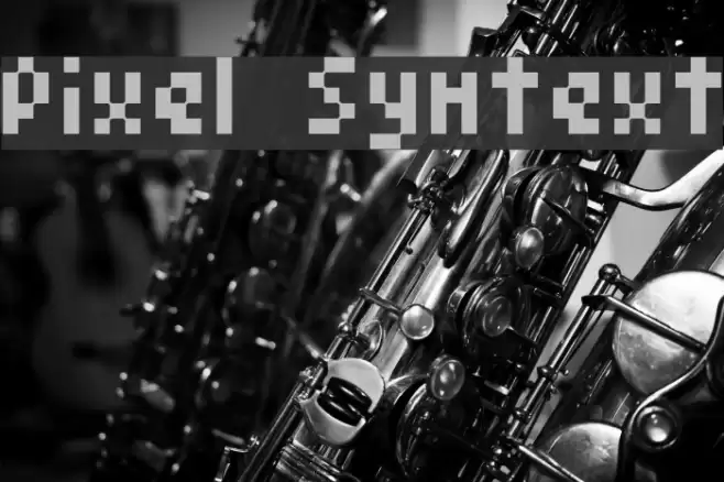 Pixel Symtext Font examples