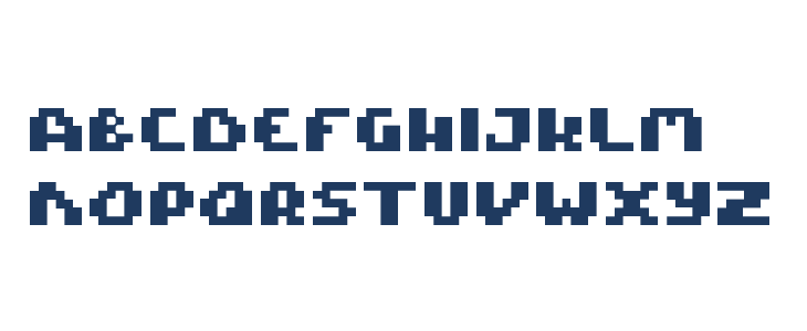 Pixel Tactical Lowercase