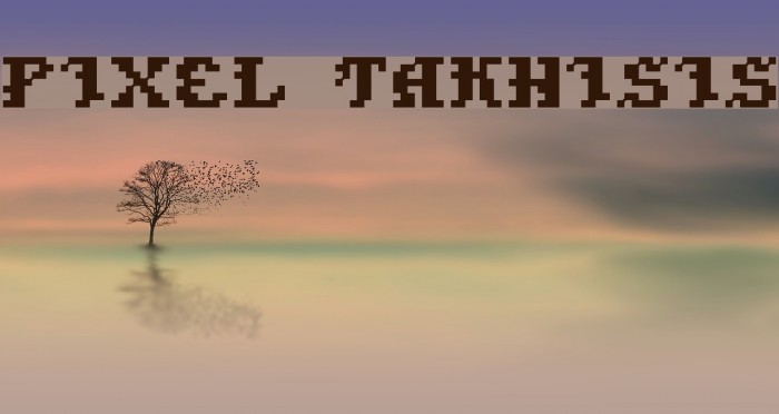 Pixel Takhisis Font examples