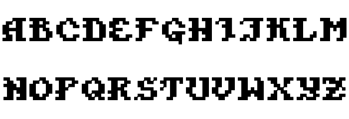 Pixel Takhisis Font LOWERCASE