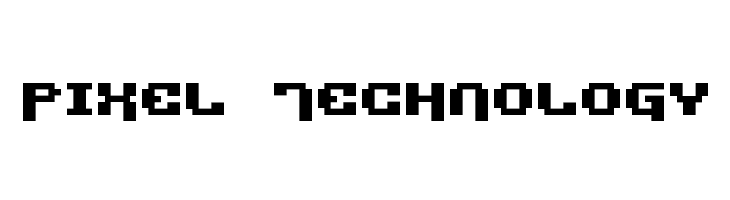 Pixel Technology  font caratteri gratis