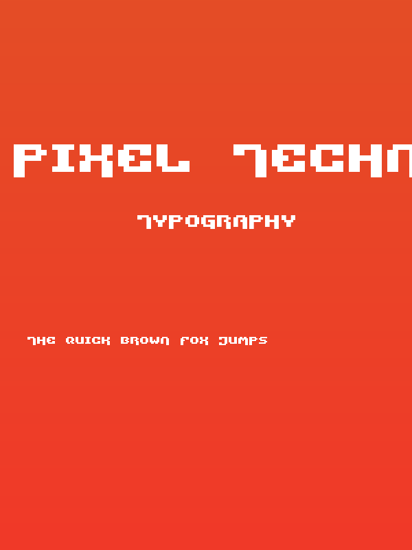 Pixel Technology Poster