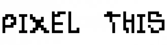 Pixel-This  تنزيل الخطوط