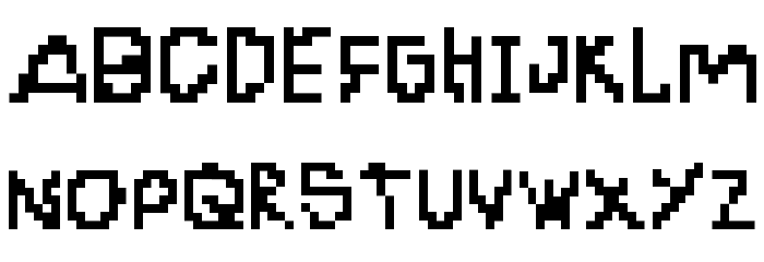 Pixel-This Font LOWERCASE
