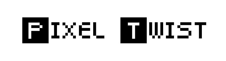 Pixel Twist  les polices de caractères gratuit tlcharger