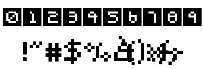 Pixel Twist Font OTHER CHARS