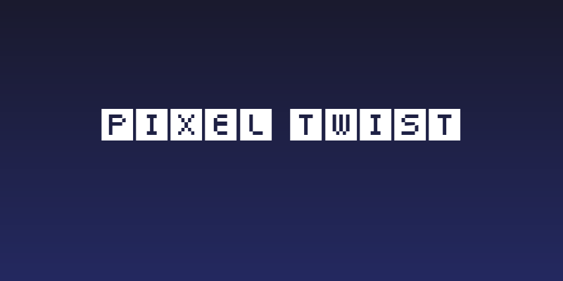 Pixel Twist Social Header