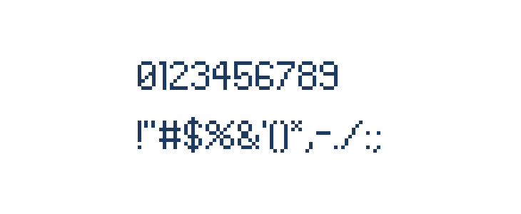 Pixel UniCode Regular Other Characters