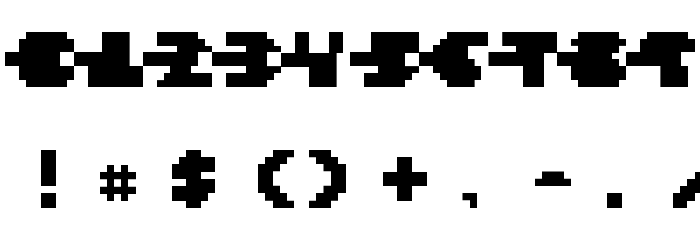 Pixel VerdeRegular Font OTHER CHARS