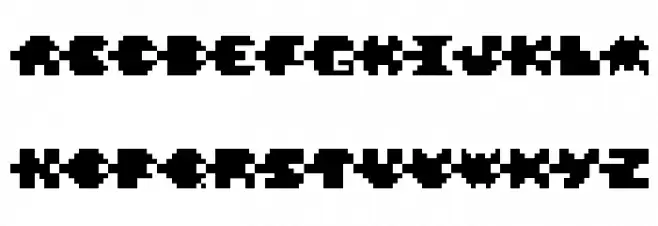 Pixel VerdeRegular Fonte MAIÚSCULAS