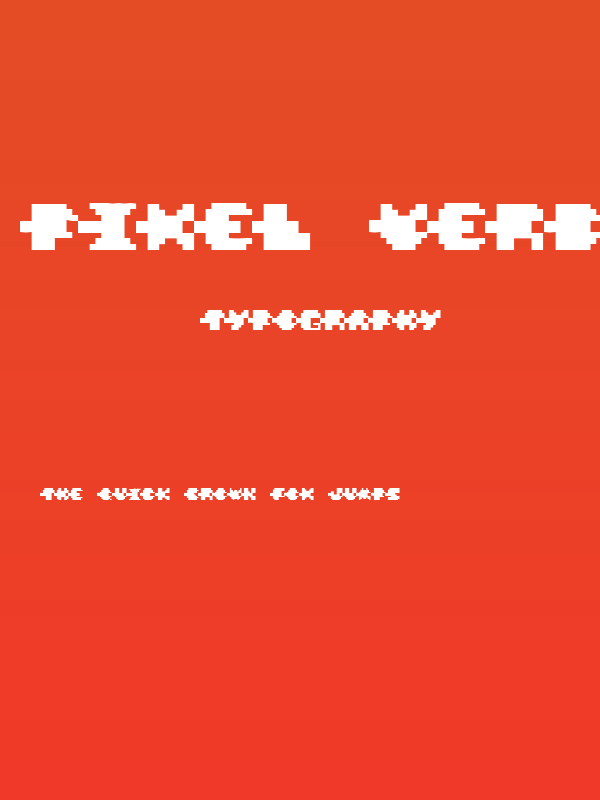 Pixel VerdeRegular Poster