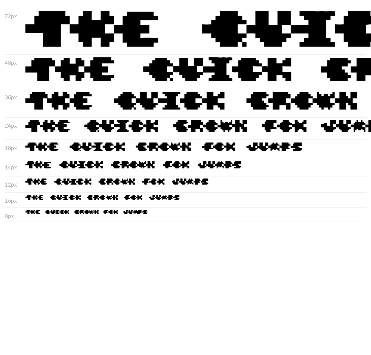 Pixel VerdeRegular Waterfall