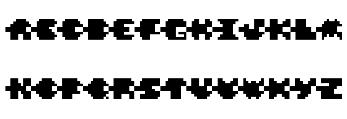 Pixel VerdeRegular Font LOWERCASE