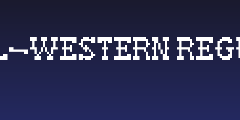 Pixel-Western Regular Social Header