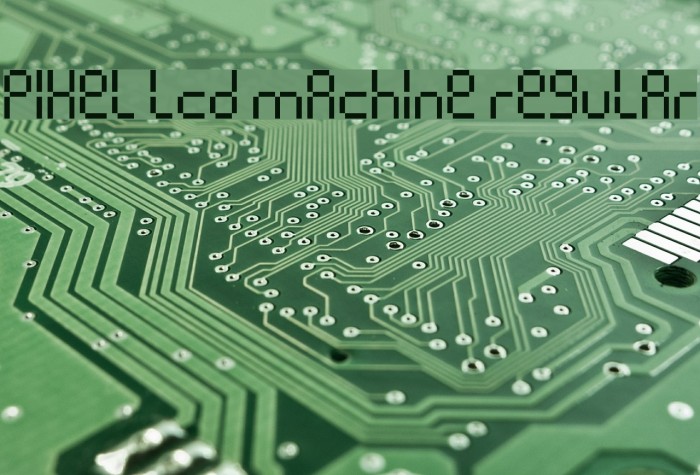 Pixel lcd machine Regular Example 3