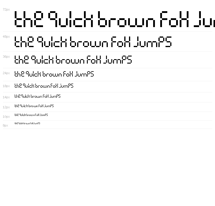 Pixel lcd machine Regular Waterfall