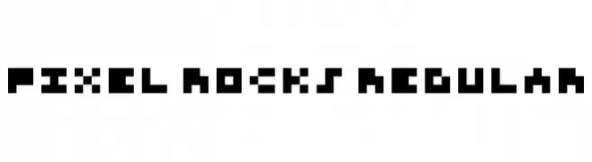 Pixel rocks Regular  baixar fontes gratis