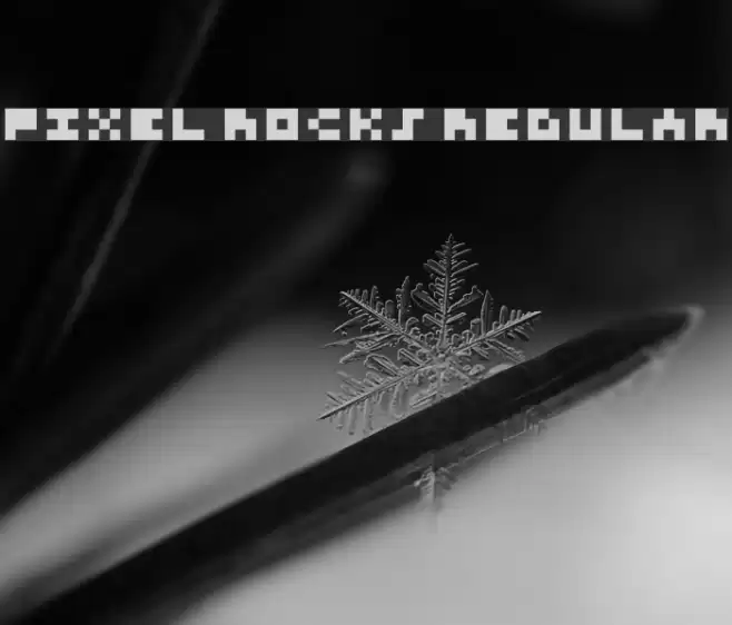 Pixel rocks Regular Font examples